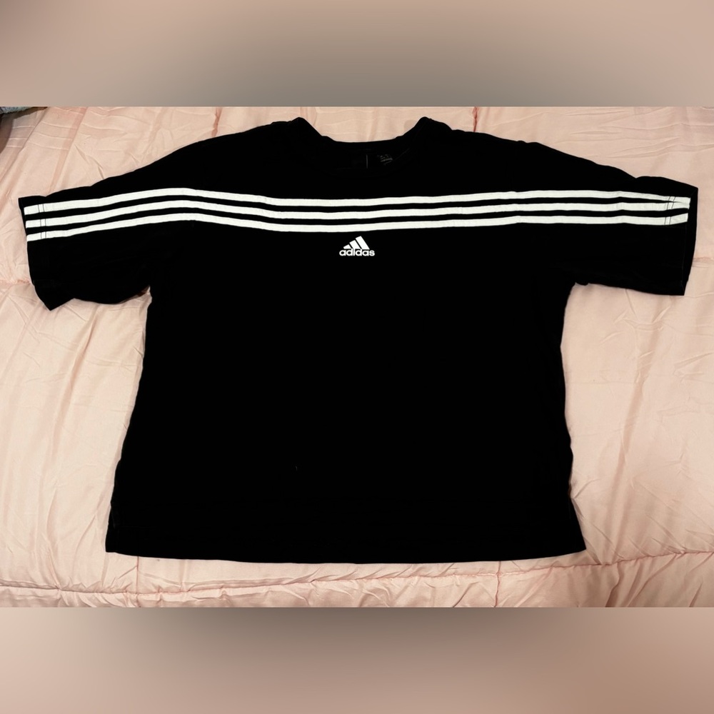 Black Adidas Crop Top